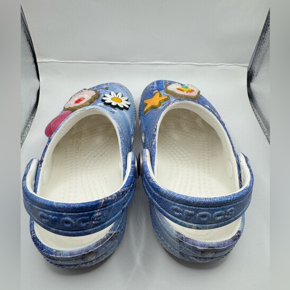 Denim Patch Clogs for Toddlers - Picture 6 of 7